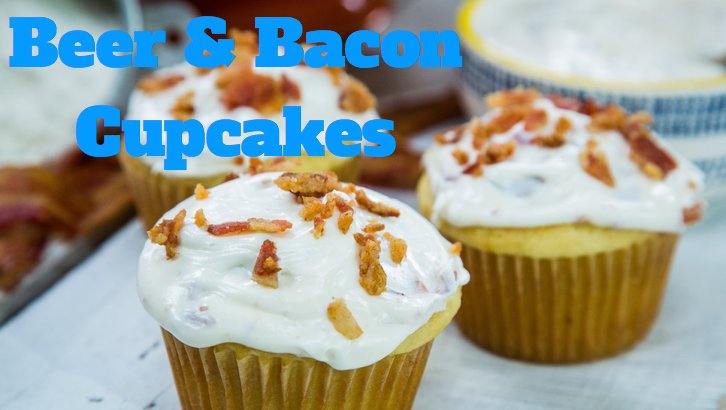 Beer is MANLY! So is bacon. How about some Beer and Bacon Cupcakes to celebrate your team's win this weekend? Ironically, the recipe is on the Hallmark's website...Hallmark just earned Man Points. bit.ly/2HGNFQj