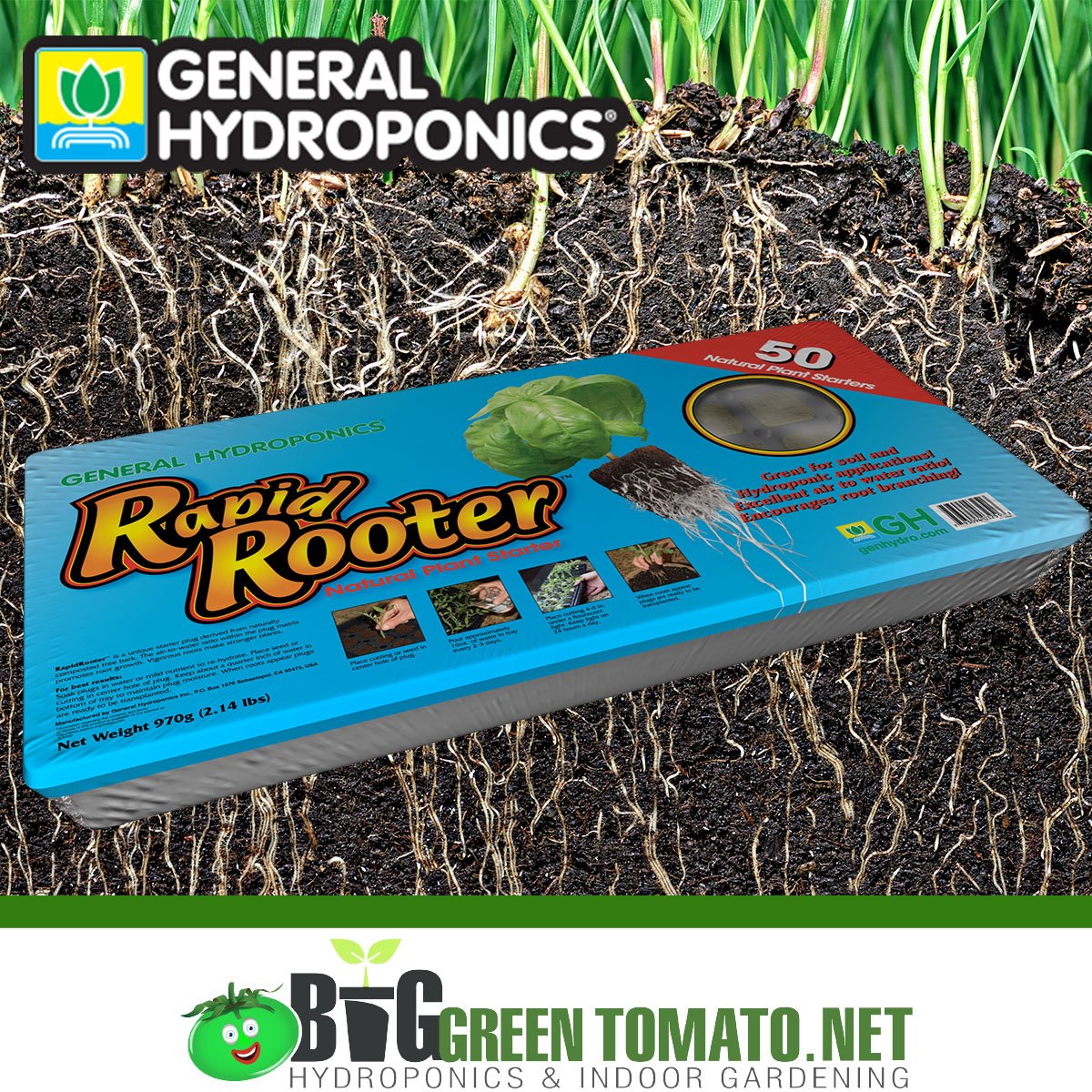 BIGGreenFarmers's tweet photo. #GeneralHydroponics #RapidRooter produces a unique matrix of Peat moss and binders. With RapidRooter, you have the optimal air-to-water ratio within the plug matrix, which results in explosive early root growth.
#IndoorGarden #HelpingTheCommunityGrow #BigGreenTomato #BigTomatoFam https://t.co/V8MgZSROtT