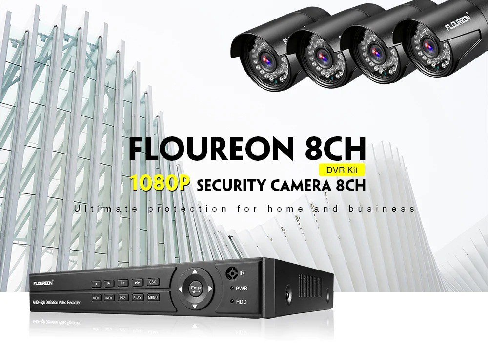 gizchinagr's tweet image. #Floureon DVR 4 #Cameras Security Kit: ασφάλεια για το σπίτι με 106€ - από Ευρώπη! #gearbest gr.gizchina.com/2019/02/03/flo…