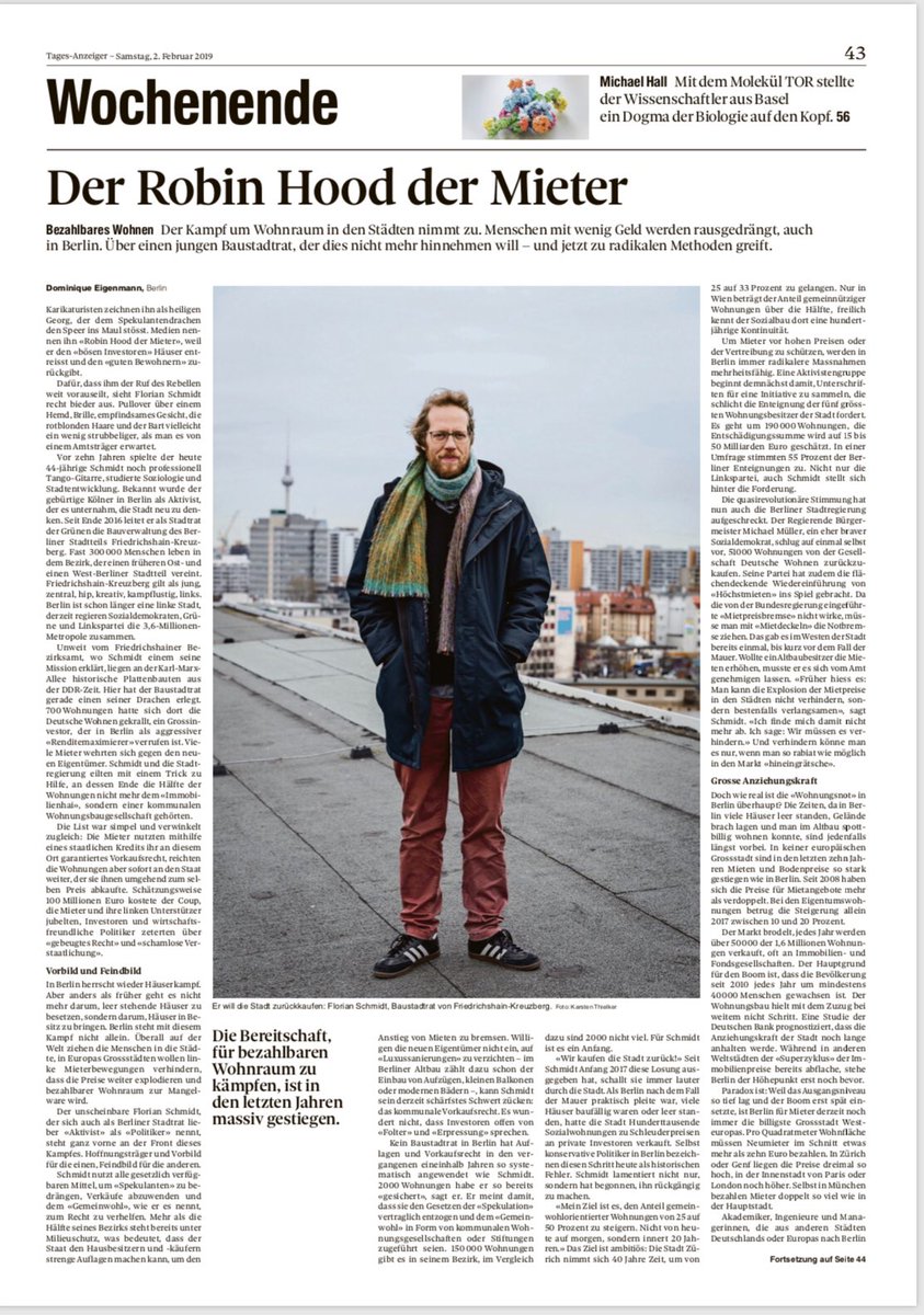 Florian Schmidt Auch Der Zuricher esanzeiger Interessiert Sich Fur Xhainer Stadtpolitik Original In Hoher Auflosung Per Pn Oder Online Kaufen T Co Iejwjrcr7b T Co 7ku6mz0rat
