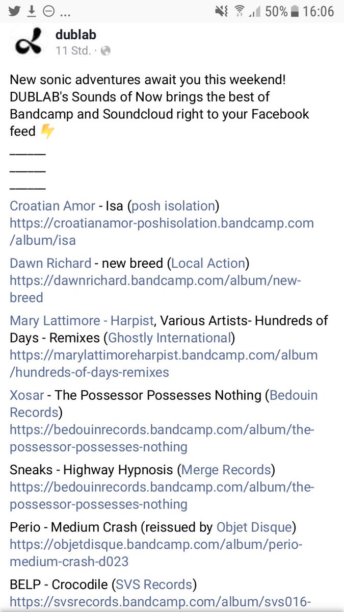 BELP (@belp_audio) on Twitter photo .<a href="/dublab/">dublab</a> L.A. recommends BELP Crocodile as 'The Best of Soundcloud & Bandcamp' this weekend to its FB Followers. Hey, this is so damn nice! Thank you sooo much! 💖👍 FYI <a href="/SVS_RECORDS/">SVS RECORDS</a> .<a href="/dublab/">dublab</a> L.A. recommends BELP Crocodile as 'The Best of Soundcloud & Bandcamp' this weekend to its FB Followers. Hey, this is so damn nice! Thank you sooo much! 💖👍 FYI <a href="/SVS_RECORDS/">SVS RECORDS</a>