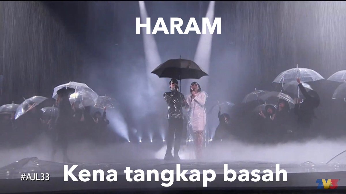 syafulizwan's tweet photo. I believed I understand what was the message behind #HaelHusaini Haram performance #AJL33 https://t.co/8yx2NahPJY