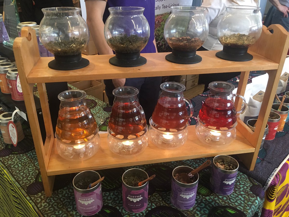 SteepedInTea's tweet photo. Fascinated by purple tea @JusTeaKenya #teafestTO https://t.co/vWzuyFO4OX