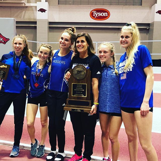 mountierunning's tweet image. What a fun ride with these Seniors! 3 peat indoor state champs. You guys have set a winning tradition for Lady Mountie Track. I am so proud I got to be your coach❤️ bit.ly/2BimrKm