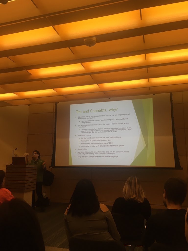 SteepedInTea's tweet photo. Tea and cannabis with @RaeleneGannon #teafestTO https://t.co/Pe6G60nssY