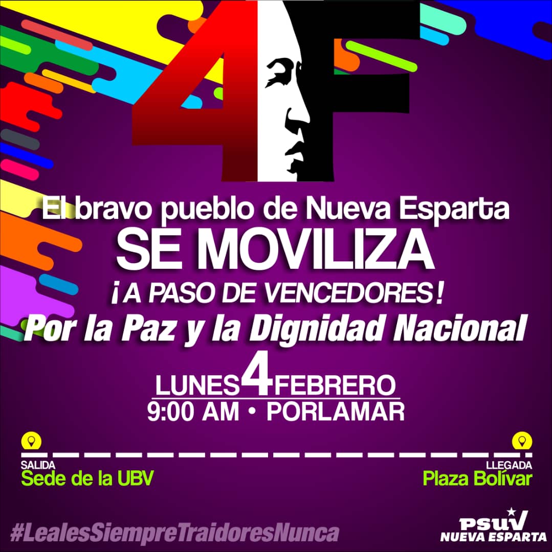 DanteRivasQ's tweet photo. Queridos compatriotas los convoco a acompañarme mañana #4F a esta gran marcha a realizarse en #NuevaEsparta en defensa de la paz y la dignidad nacional #Venezuela nos necesita #JuntosVenceremos #JuntosReinventandoNuevaEsparta https://t.co/kOirlayN5i