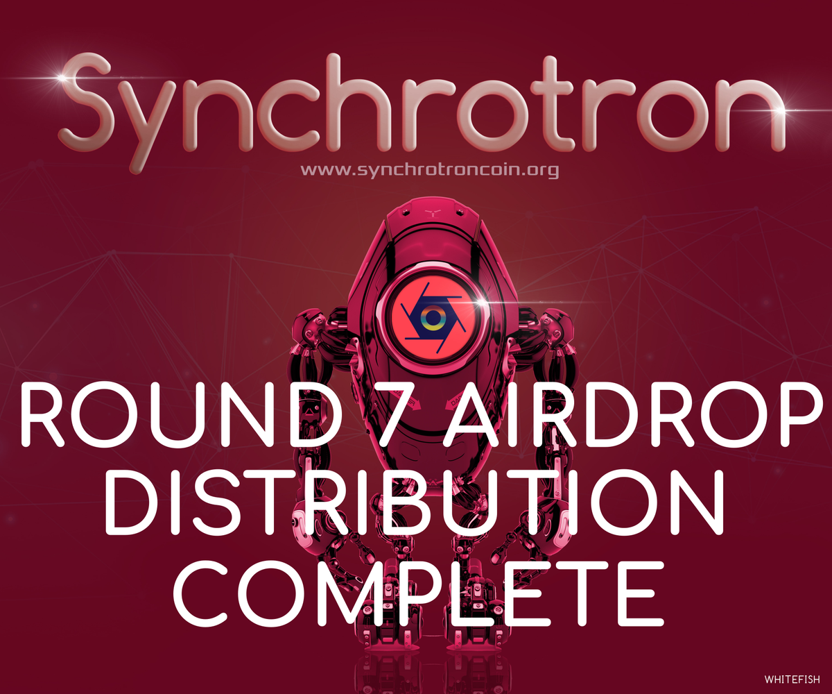 SynchrotronCoin's tweet image. 🎁Airdrop round 7 distribution is complete.  ✅✅ 300K $STC distributed to participants.   Airdrop round 8 starts tommorow.  Don't miss out.  Join @SynchrotronCoin FREE AIRDROPS TODAY. #STC #Airdrop #CRYPT
discord.gg/4twu5Rn