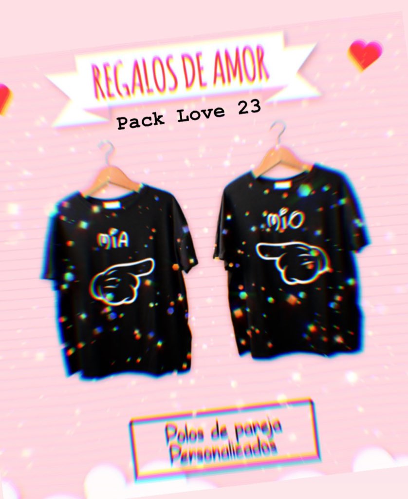 sublimakerperu's tweet photo. #FelizDomingo 
Y nosotros aquí les presentamos 😊nuestros #regalospersonalizados con polos en pareja, 😍 aprovecha nuestros descuentos del 20% d dcto!! #SanValentin #14deFebrero #diadelamor #díadelaamistad https://t.co/lfPZsYmtV5