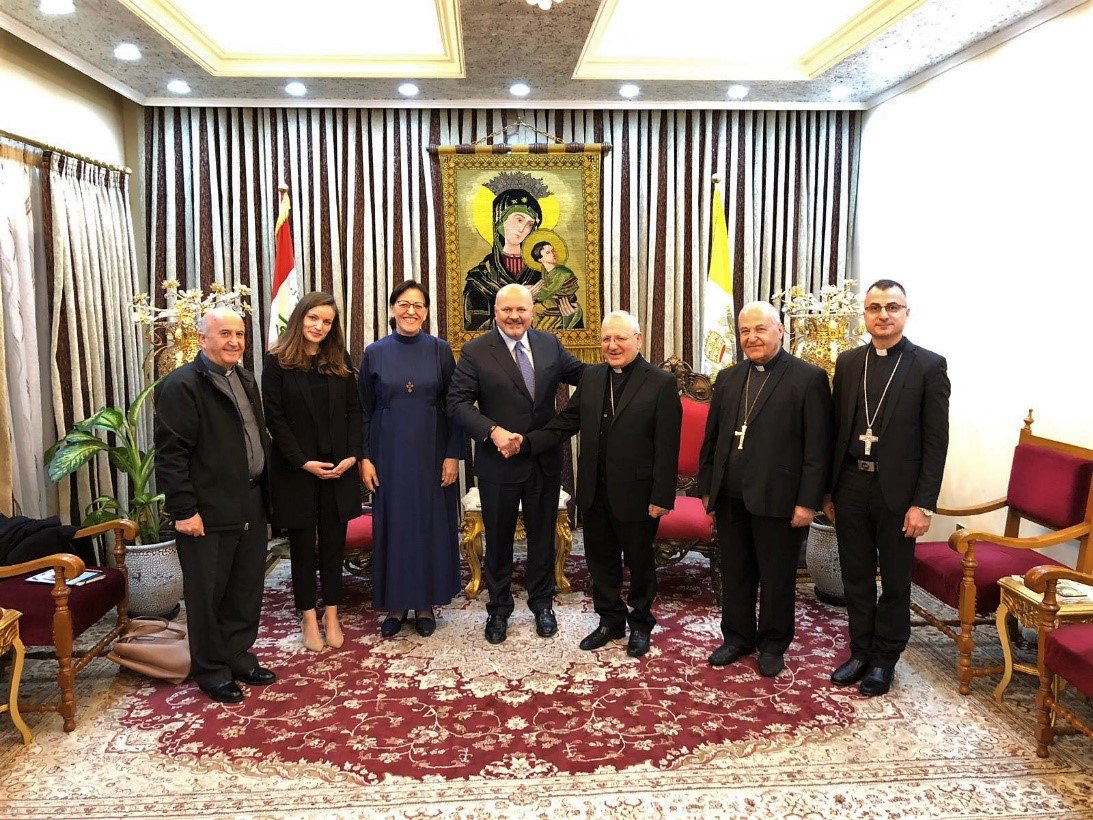 UNIraq's tweet image. #Iraq: Patriarch of the Chaldean Catholic Church calls for unity among Iraqis of all faiths, calls for Iraqis to support the United Nations Investigative Team for the Accountability of Da’esh/ISIL (#UNITAD) investigative work against Da’esh crimes 
👉 bit.ly/2SpS4vd