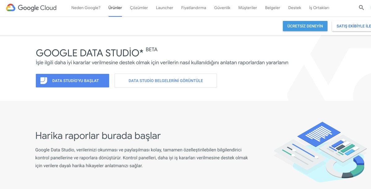 webrisedigital's tweet photo. Google Data Studio aracı ile Google Analytics, Google Ads ve Search Console verilerinizi görselleştirerek web sitenizin trafiği, kullanıcı davranışları ve performansını takip edebilirsiniz 🔎💻 https://t.co/f2OL16vyvv 👍

#google #datastudio #data #seo #googleads #ads #analytics https://t.co/1NMnoHMD4D