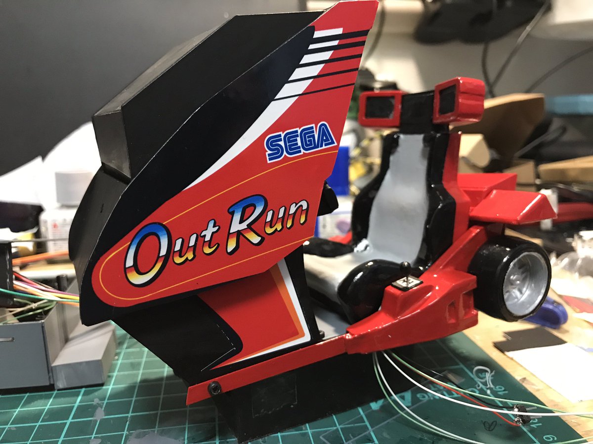 ミニチュアoutrunデラックス筐体を作る Togetter ミニチュアoutrunデラックス筐体を作る Togetter