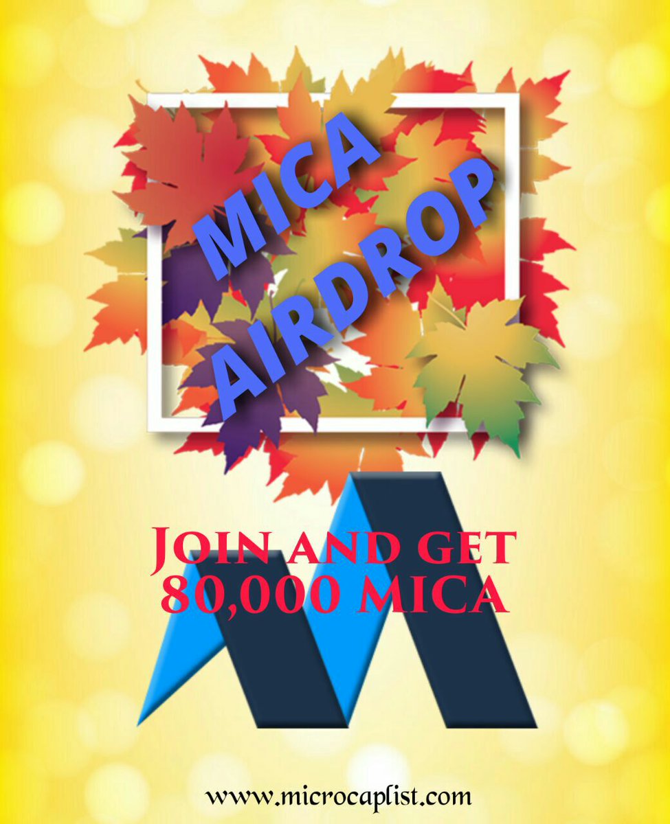 list_cap's tweet image. MICA Airdrop is live for first stage
goo.gl/forms/O61zqy6g…
