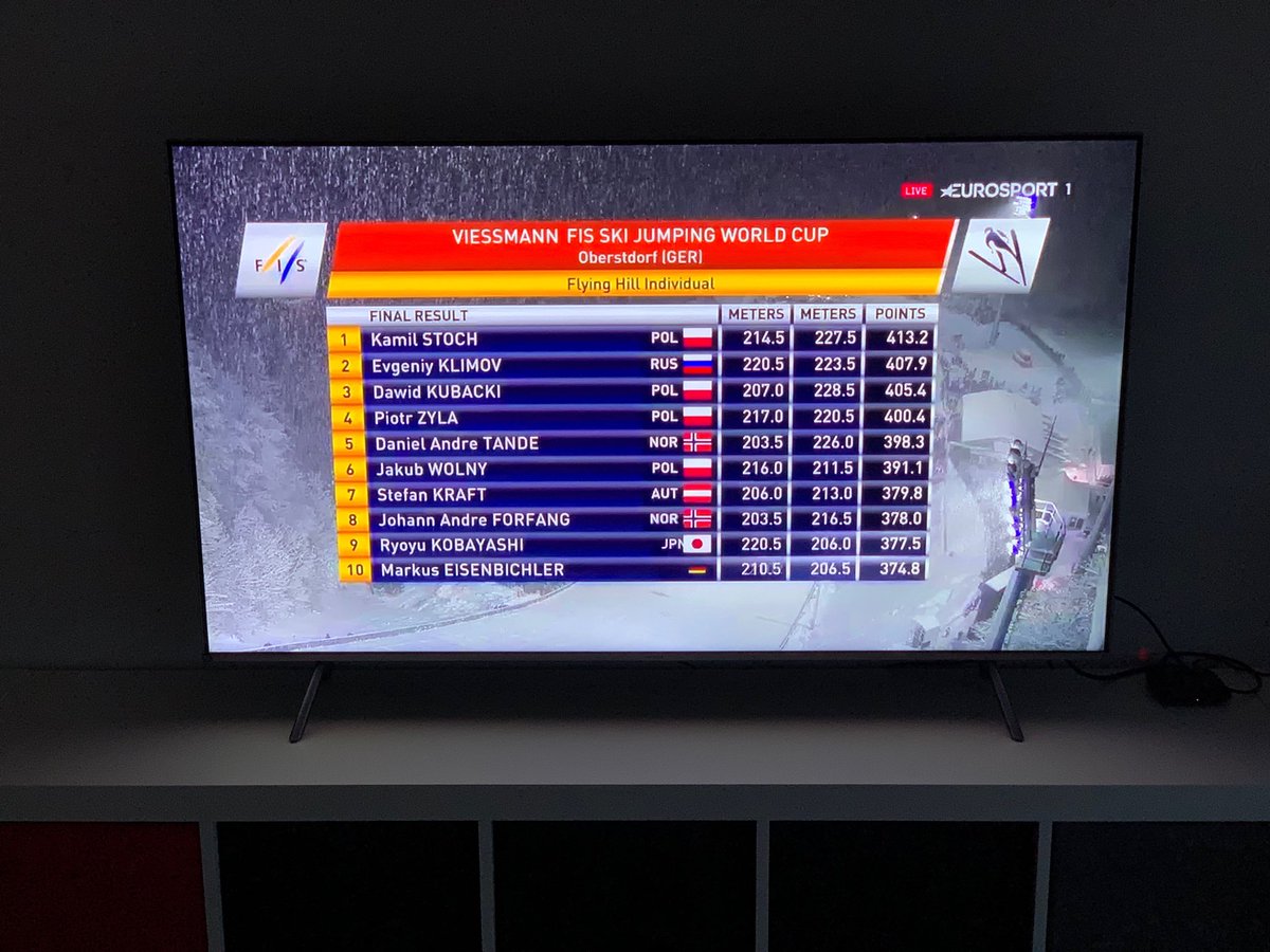 No to poskakali :) #stoch #kubacki #zyla #wolny #skijumping jeden z lepszych konkursów dla Polskich skoczków!