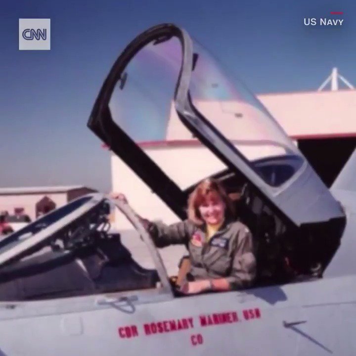 The US Navy performed its first allfemale flyover to honor Captain