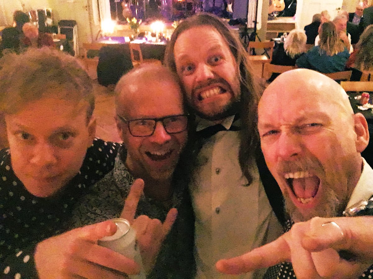 The fearsome foursome (Jimi Lexe, Kjell Jacobson, Niklas Sjöberg and me)