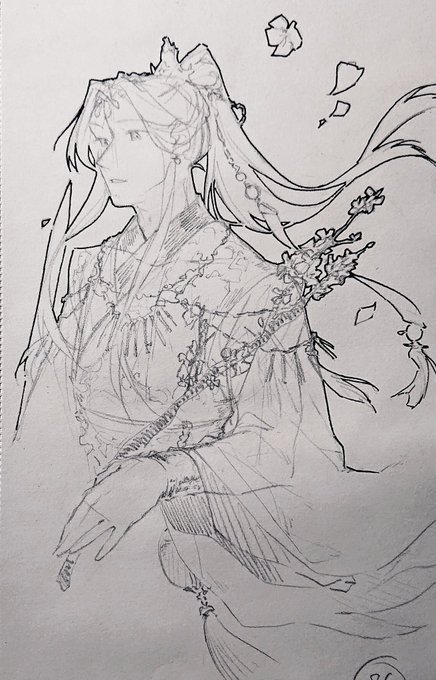 Hey I don't know what to do :l
So here is the Crown Prince :D

#天官赐福 #HeavenOfficialsBlessing 