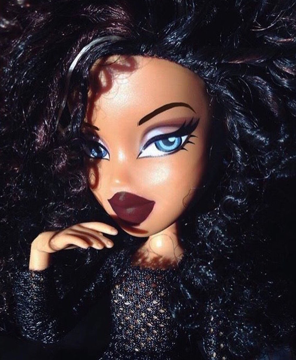 bratz doll short black hair