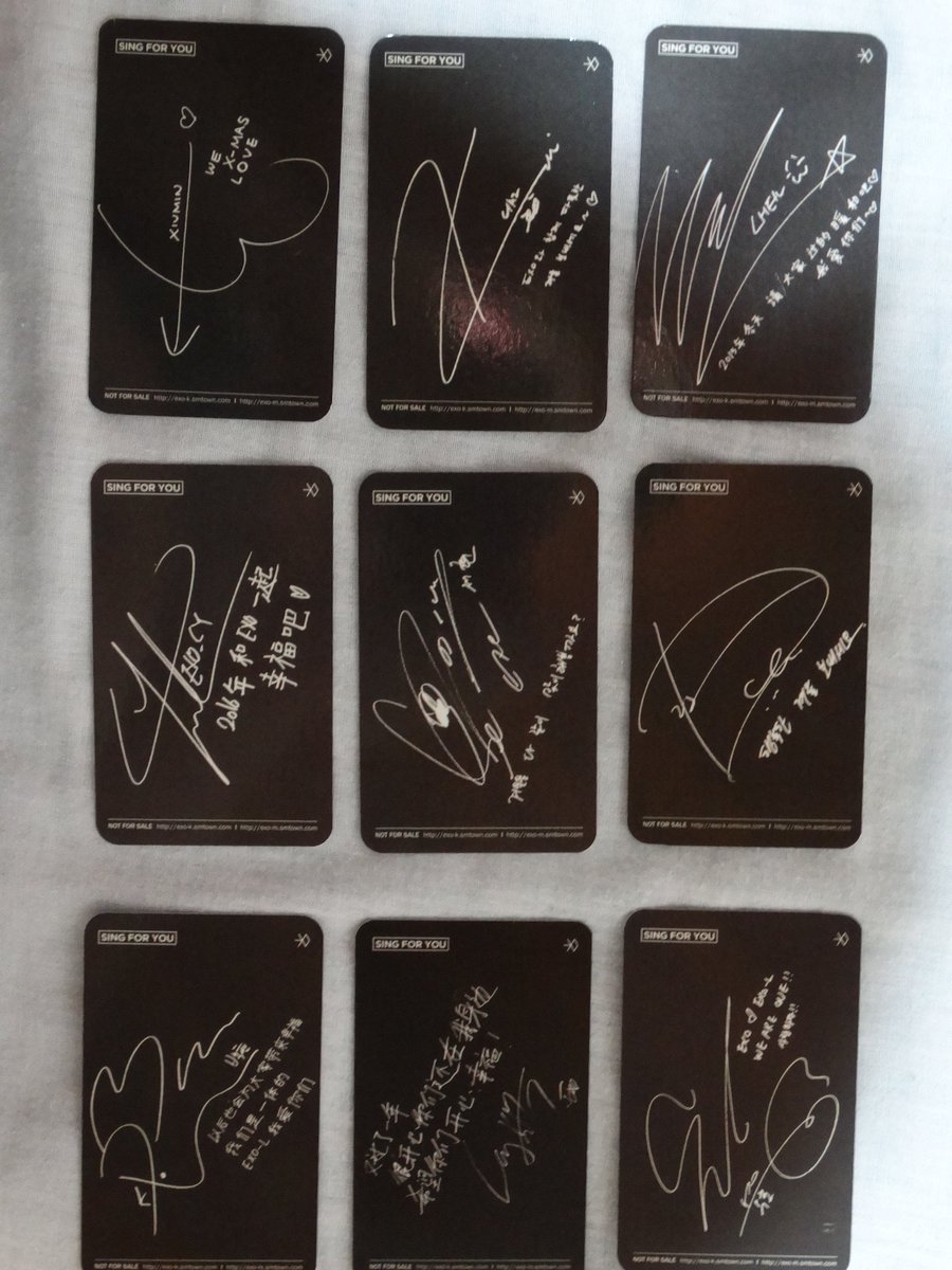 cosmicgo_'s tweet photo. Pronta entrega: Réplica dos photocards do álbum Sing for you.
Valor: R$5.00 + frete nacional
#EXO #어디에도_없을_완벽한_EXO #EXO_DontMessUpMyTempo #EXO_TEMPO #EXOL #EXO_SingForYou #Sing_for_you https://t.co/aofcLkfZlu