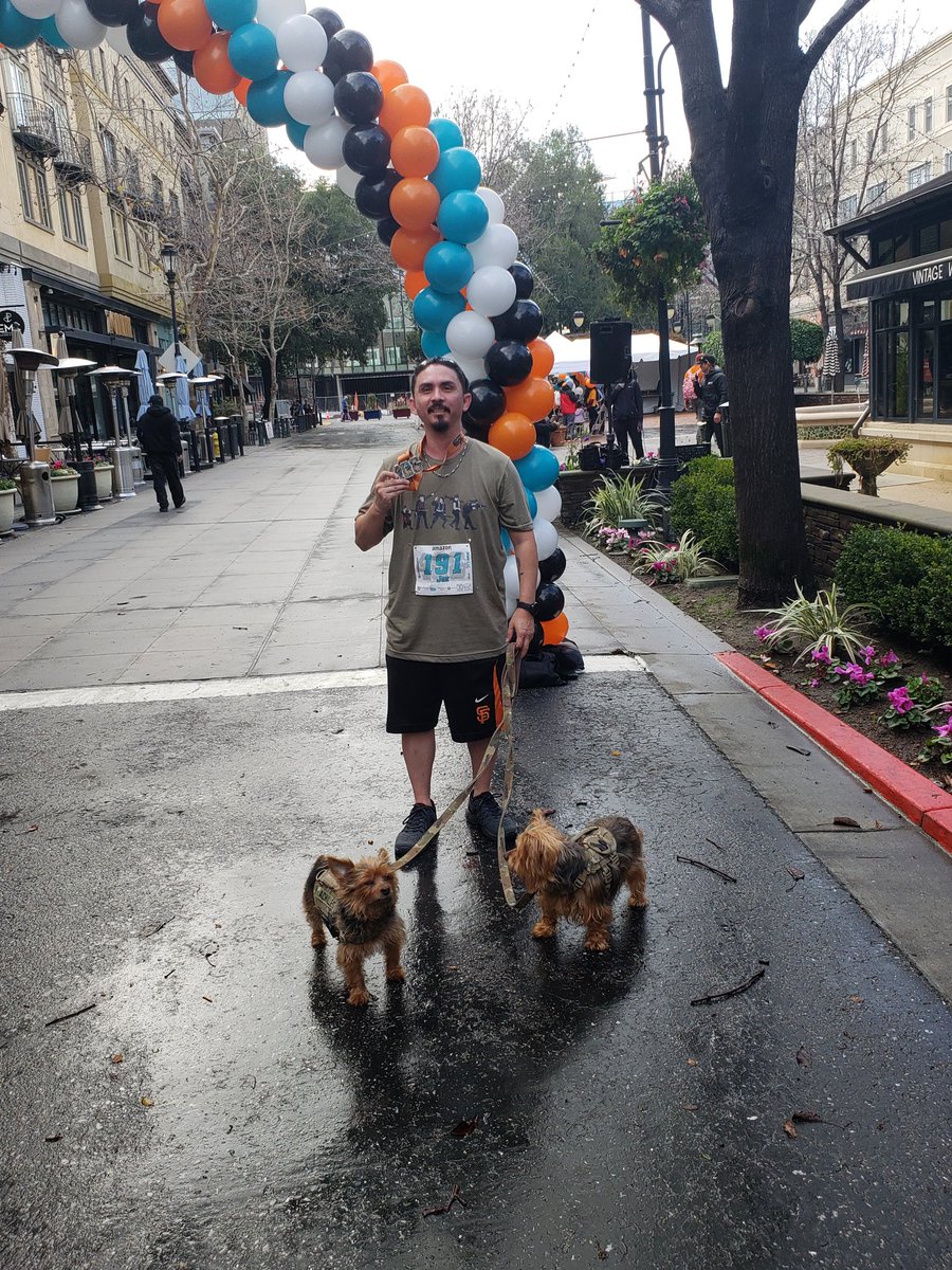 Goot1981's tweet photo. Another one bites the dust !!!! Had fun running the @the408k #RaceToTheRow !!!! #Yorkies #SpoiledYorkies #YorkshireTerrierists #LoveMyKiddos #MyCompanions #KiloNinerPets #TacticalYorkies @themusastore #AmericanBloodline #SantanaRow #SanJose https://t.co/O2wtVOBYKi
