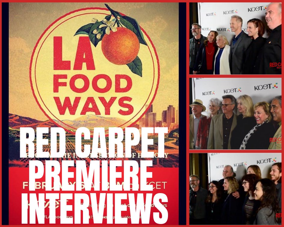 Premiere Coverage from: KCET’s “LA Foodways” Docu-Series on the History of Food in LA from Agriculture to Food Crisis Faced Today and Across the Country #LAFoodways #KCET #Interviews #EpisodeGuide #Trailer
Get the details here: redcarpetreporttv.com/2019/02/02/kce…