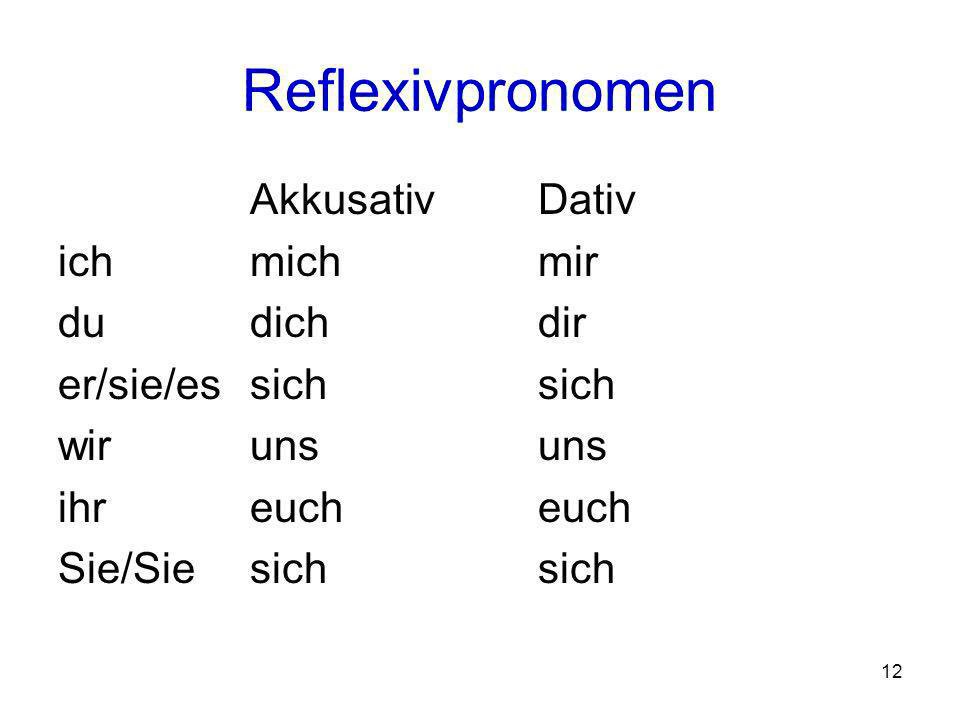 Deutsch Lernen P&A #Deutsch Twitterissä: "🇩 🇪 Reflexivpronom