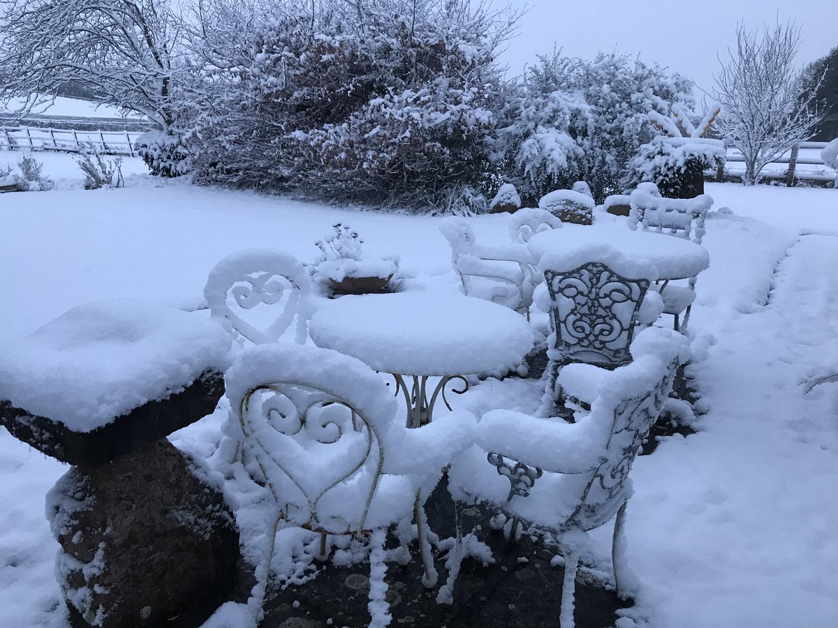 Beautiful snow scenes on Friday here in sunny Somerset, this afternoon it’s all but vanished! ❄️❄️❄️ #winterwonderland