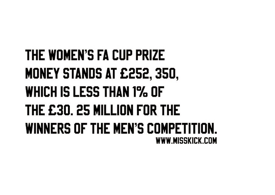 MissKick's tweet photo. Figures like this just highlight the disparity that exists between the men’s and women’s game https://t.co/TEwHYeS8v0 https://t.co/MNg1zFlZYp