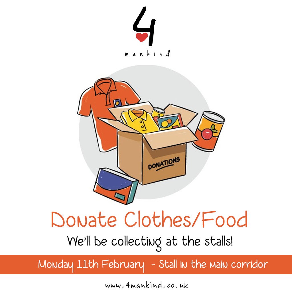 CityISoc's tweet photo. Next Monday coming we will be collecting items for the homeless and doing a Tea 4 Tea at the stalls! A tea you buy from us is a tea you buy for them! ☕ Get involved and help us give back to the community. https://t.co/x1Rs5XJvhx