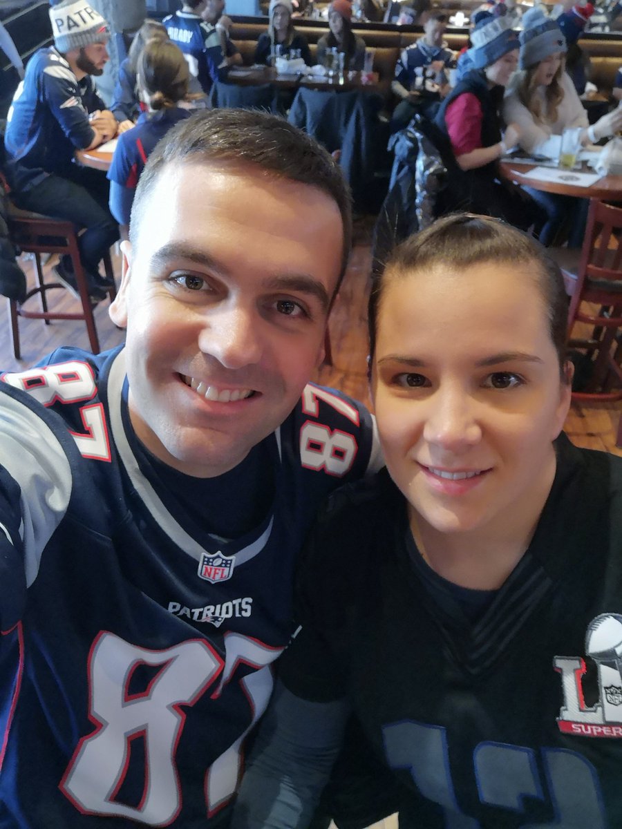 totty (@__totty__) on Twitter photo All the way from the UK to Boston to watch the <a href="/Patriots/">New England Patriots</a> do it for a 6th time!!
#GoPats All the way from the UK to Boston to watch the <a href="/Patriots/">New England Patriots</a> do it for a 6th time!!
#GoPats
