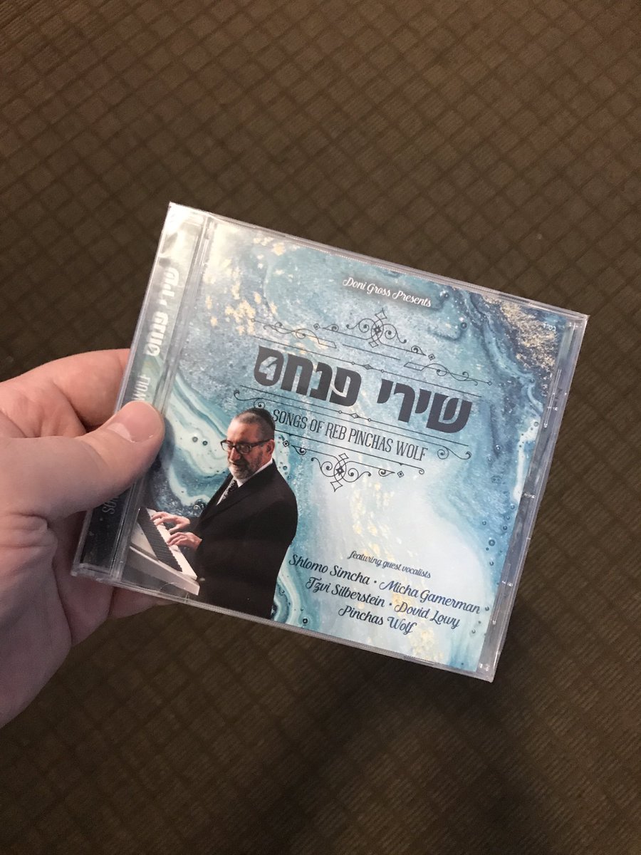 Pinchas Wolf (@pinchaswolf) on Twitter photo It’s finally available in stores! Please support #JewishMusic and buy your copy of #shireipinchas4 in stores now! Produced and arranged by <a href="/DoniGross/">Doni Gross</a> feat <a href="/ShlomoSimcha/">Shlomo Simcha</a> <a href="/DovidLowy/">Dovid Lowy</a> @micha_gamerman <a href="/TzviSilberstein/">Tzvi Silberstein</a> #newalbum #nigunim #newmusic It’s finally available in stores! Please support #JewishMusic and buy your copy of #shireipinchas4 in stores now! Produced and arranged by <a href="/DoniGross/">Doni Gross</a> feat <a href="/ShlomoSimcha/">Shlomo Simcha</a> <a href="/DovidLowy/">Dovid Lowy</a> @micha_gamerman <a href="/TzviSilberstein/">Tzvi Silberstein</a> #newalbum #nigunim #newmusic