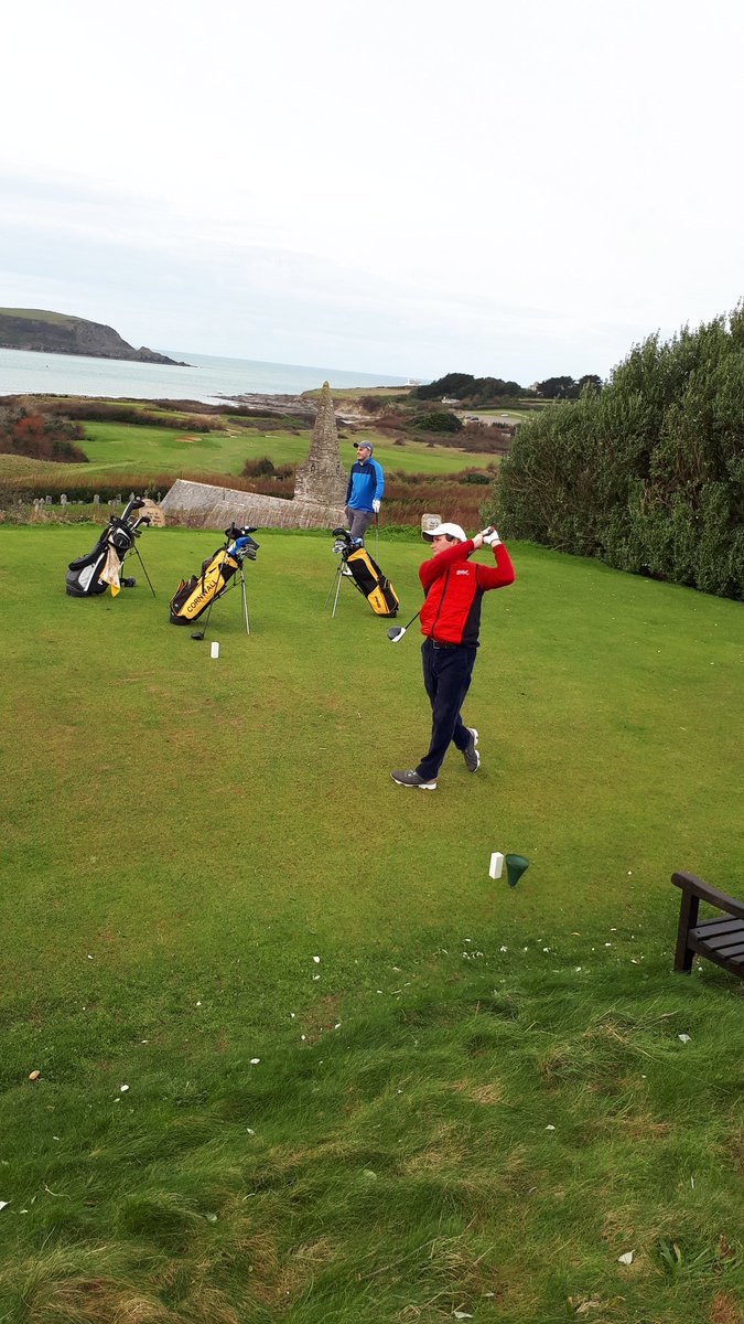 Thank you <a href="/stenodocgolf/">stenodocgolf</a> for the hospitality in allowing our CTC squad to come along and practice on your stunning venue. We look forward to being back in three weeks. #6 in the <a href="/GolfWorld1/">Golf World</a> top 100 #cornwallgolf #golfincornwall