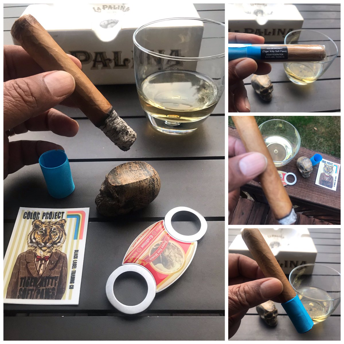 nalston1's tweet image. Pre-game stick. #ColorProject Tiger Kitty Soft Paws and Frangelico! @cigarfederation and &amp;amp; @blacklabeltradingco is good🔥💨💨💨 @frangelico