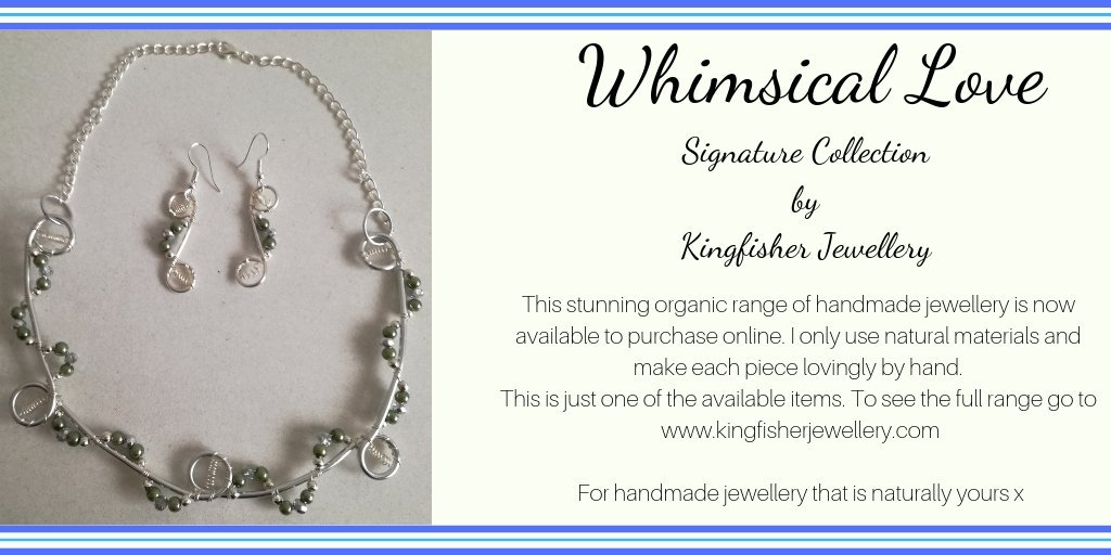 #WhimsicalLove by #KingfisherJewellery @KingfisherJewe1 

#HandmadeHour #handmade #wedding #womaninbizhour #womaninbiz #onlinecraft #BrumHour #CraftHour #ValentinesDayGift #love #natural