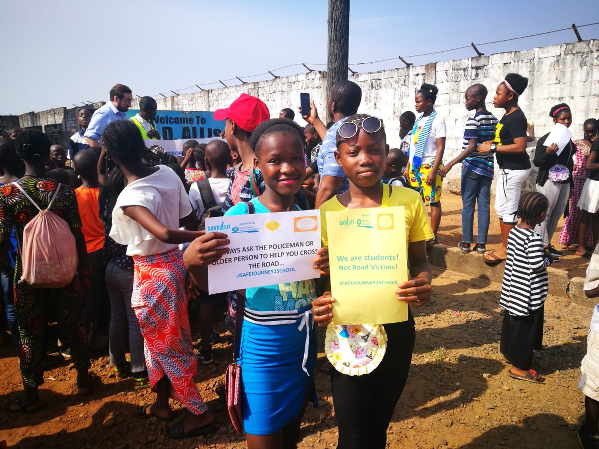 SaveLifeLib's tweet image. Thanks to @Pollinationproj for helping us create #safe_journey for school kids in Monrovia, Liberia. We have widened our scope  from #ADVOCACY, to lowscape  infrastructure and school-based Road safety  education in dangerous crossing zones in Monrovia.