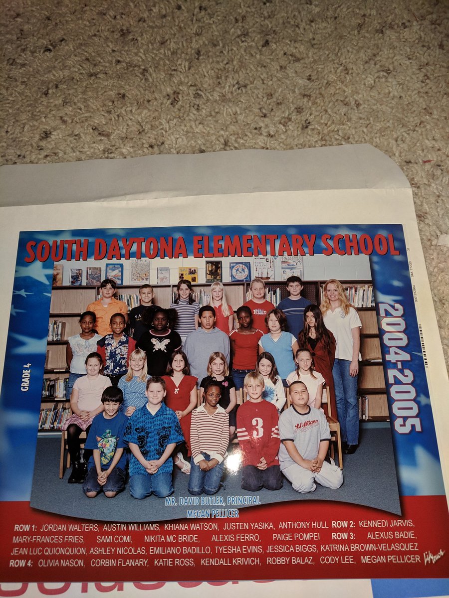 Look what I found while cleaning out my daughter's room.... A vintage picture of her 4th grade teacher and now the proud AP at Spruce Creek Elementary. Once a dragon always a dragon, but now a bobcat I'm so confused. <a href="/cypresscreekvcs/">Cypress Creek</a> <a href="/volusiaschools/">Volusia County Schools</a> <a href="/MeganPellicer/">Megan Pellicer</a>