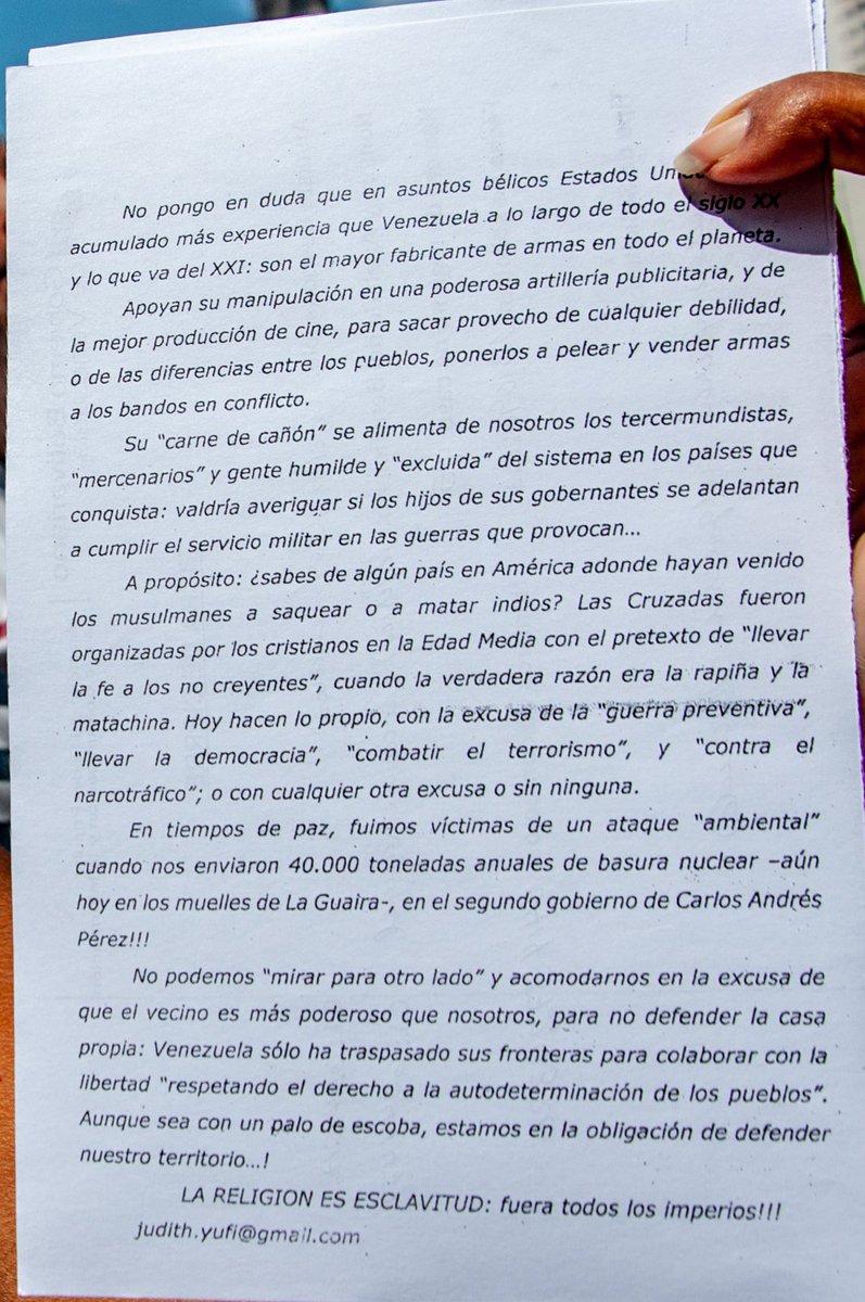 Maduro: Si algo me pasa, ¡retomen el poder y hagan una revolución más radical! - Página 5 DyggULsXQAU1Tmk