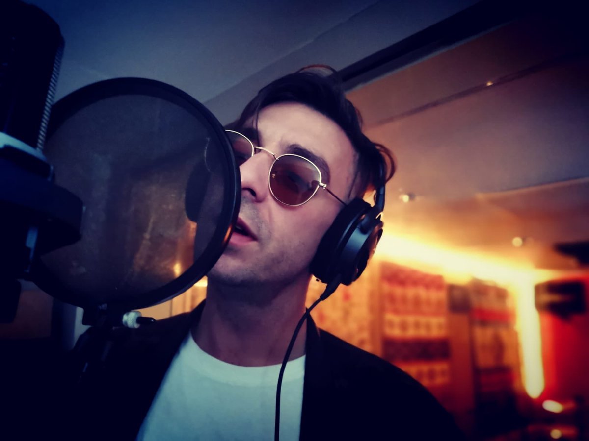 In the studio today ... New music coming soon 👀