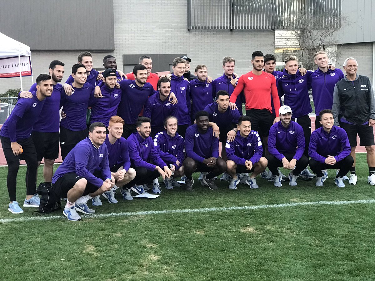 Mrs_Accomazzo's tweet image. From a @WACsports championship to championing youth, this team personifies the #GCUheartofPHX. (...and their Zumba moves aren’t bad either!) ⚽️+💜=🙌 @GCU_MSoccer @Futureforkids @GCU_Lopes