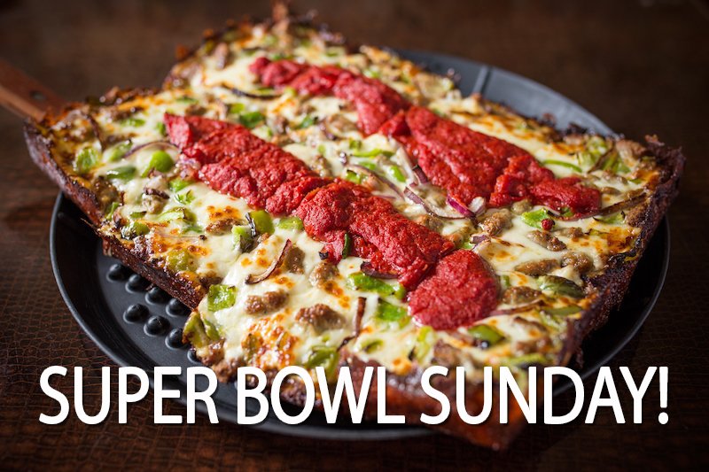 fatchrispizza's tweet photo. Still time to order some Detroit Styles for the party!
#SuperBowlLIII #Pizza #Andersonville #DetroitStyle #Chicago https://t.co/yIyQr8MlpP