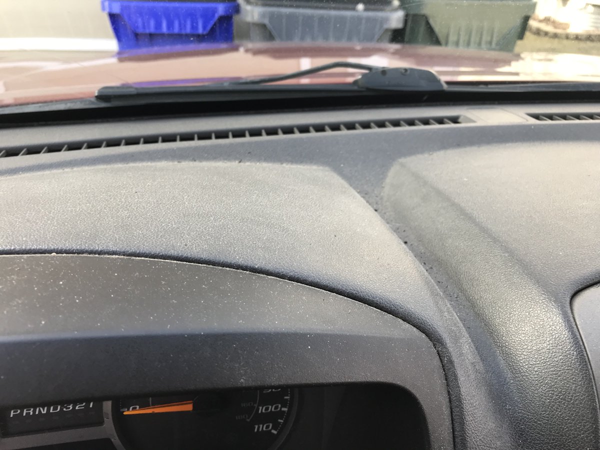 mtstinson74's tweet photo. Time to clean the dash using Trinova Interior Detailer #gotrinova

Before: https://t.co/Mtf6ezUEqL
