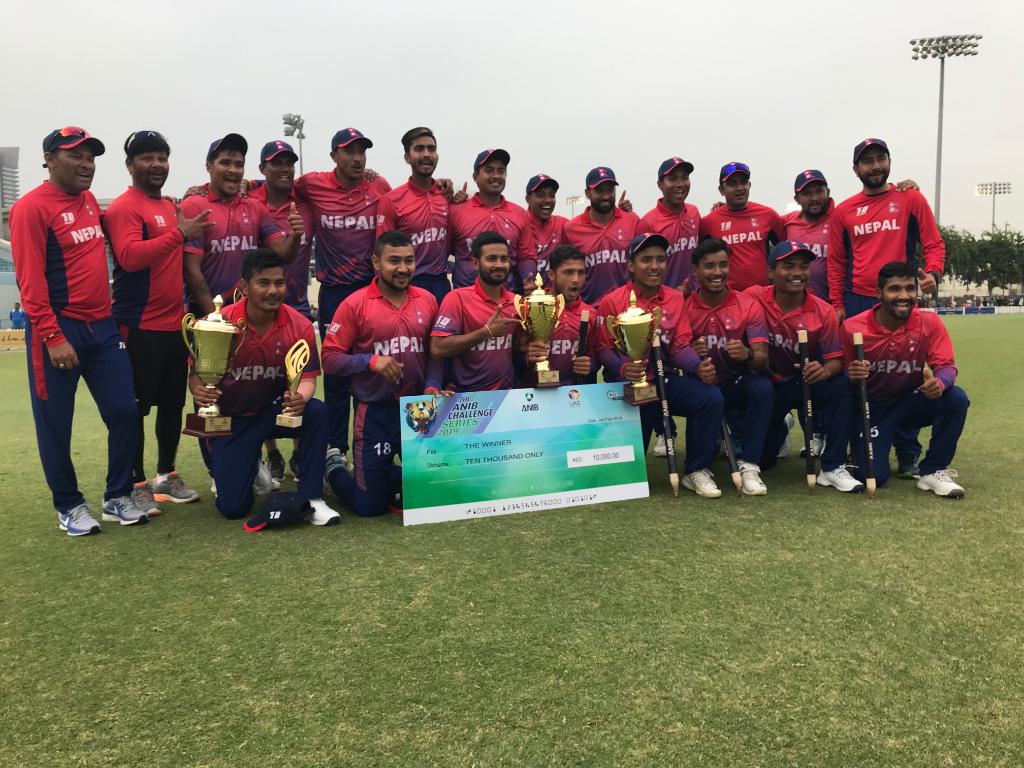 A 14-run win in a shortened match saw Nepal seal a 2-1 T20I series victory over UAE in Dubai.

#UAEvNEP REPORT 👇
bit.ly/NepalUAEReport