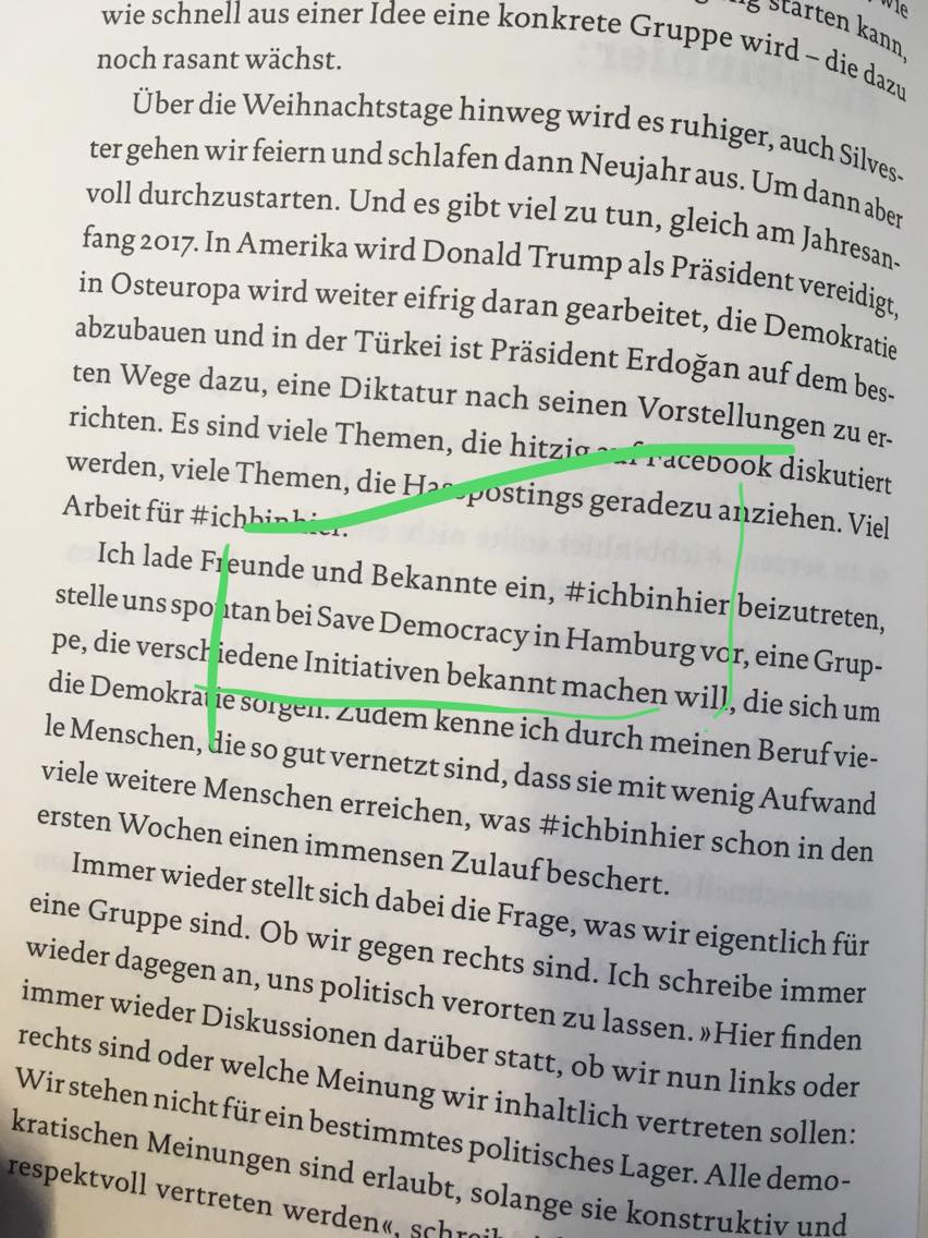 Nicht nur weil wir erwähnt werden, wollen wir nochmal auf dieses großartige Buch von @createstrategy aufmerksam machen 💪🚀😊 #ichbinhier #savedemocracyhh