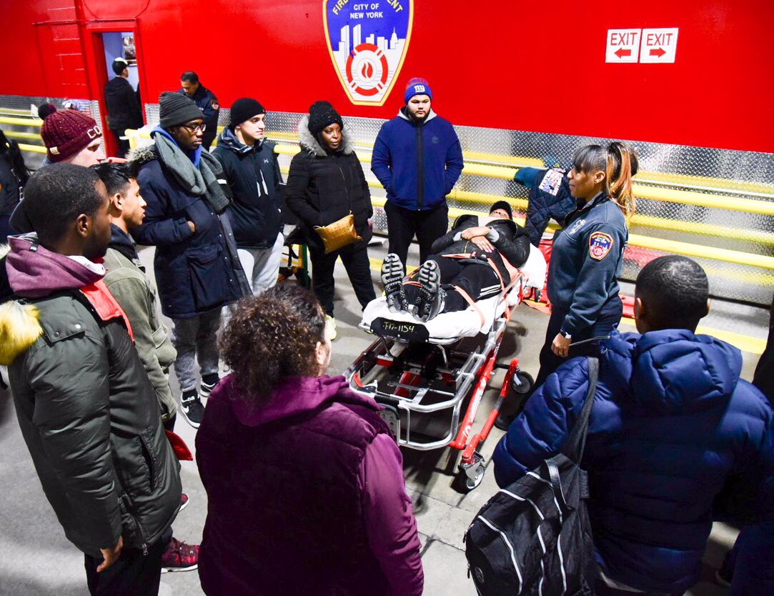 joinFDNY's tweet image. Applicants for EMS Trainee Exam #9075 participated in our EMS Mobile Academy at #Station58 in #Brooklyn on Feb. 2.