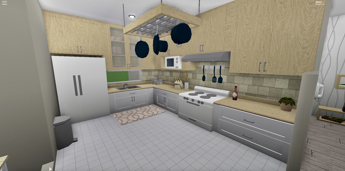 Modern Kitchenspeedbuildwelcome To Bloxburgroblox Youtube