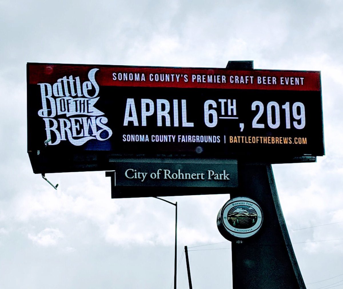 It’s a sign — that you should get your tickets. BattleOfTheBrews.com
