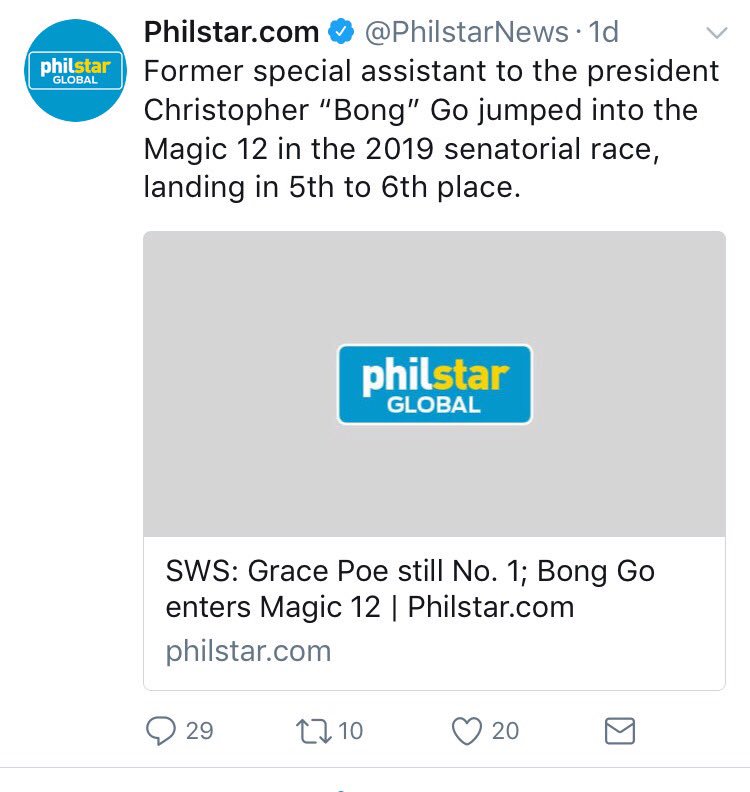 Thank you @PhilstarNews https://twitter.com/philstarnews/status/1091705298438537219?s=21 …