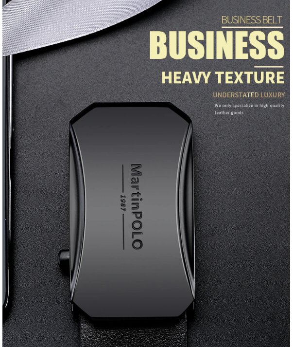 Amazonrunpr's tweet image. MartinPOLO Brand Cow Leather Belts Men’s Belt Fashion Automatic Buckle Black Genuine Leather Belts For Men 3.4cm MP00901P
$31.99 $16.63
bit.ly/2DQqA9P