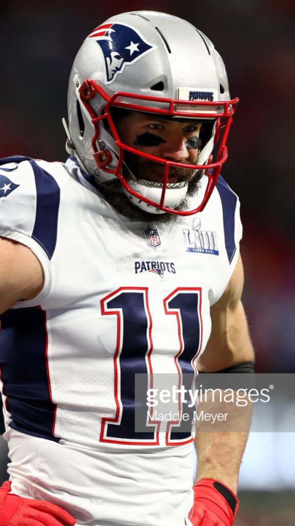 julian edelman signed helmet