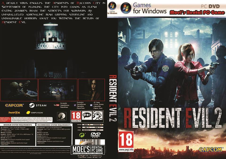 Baru "RESIDENT EVIL 2" -Untuk Sementara Copy Lewat HD-.