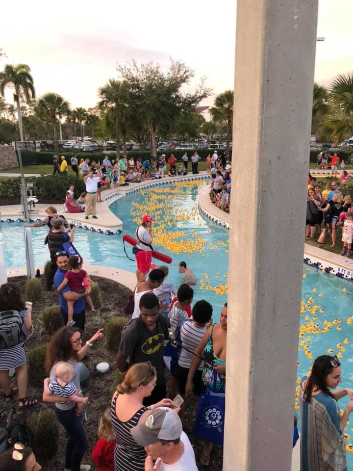 GCCAS1's tweet photo. Thank you @PaulaArrubla for allowing us to participate in the #GreatNaplesDuckRace. GCCAS families purchased 150 ducks which added about $1500 to support children’s safety in Collier. @HealthyKidsCC #childsafety #inthe239 #watersafety #forzafamilyedu https://t.co/L69wPMRijV